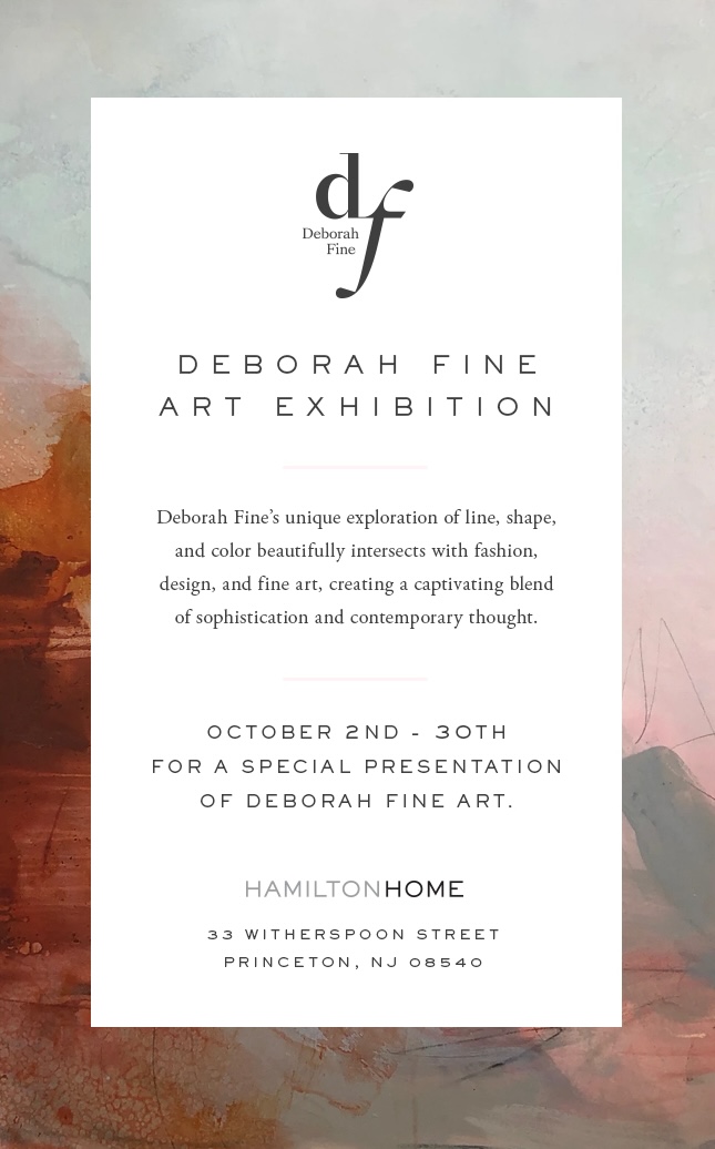 Deborah Fine Exhibition at Hamilton Homes